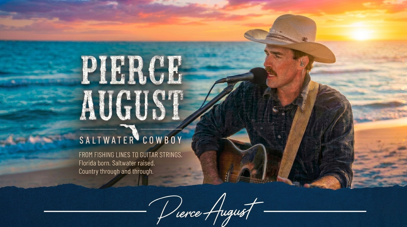 Pierce August — musician brand hero image